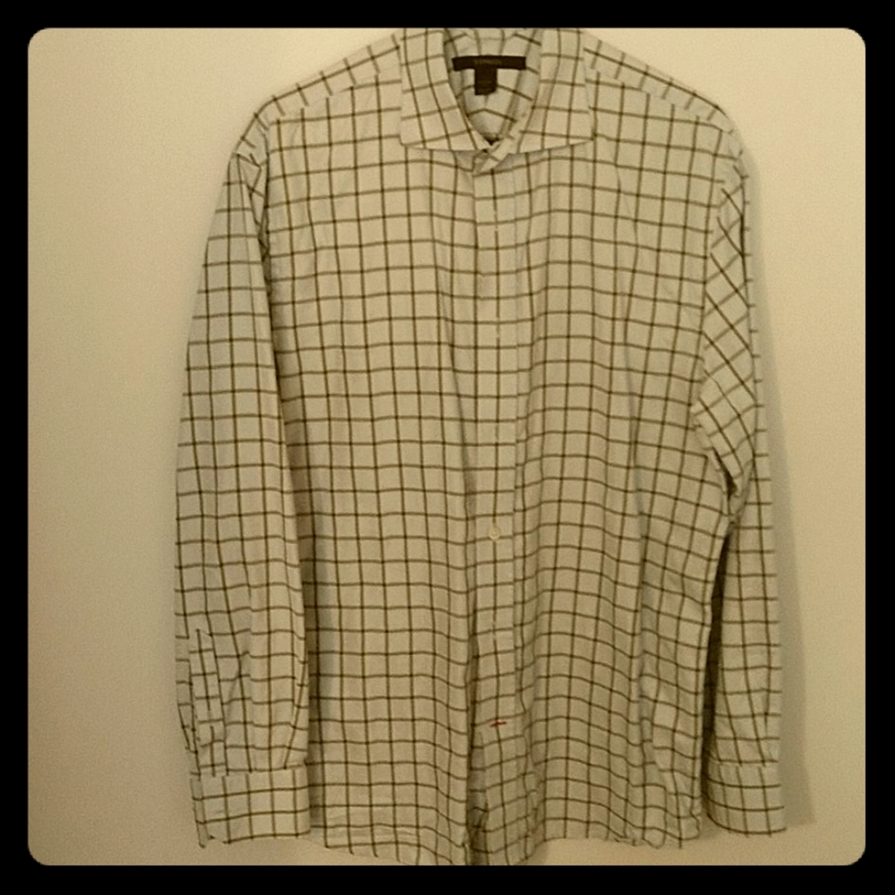 Express Patterned Dress Shirt